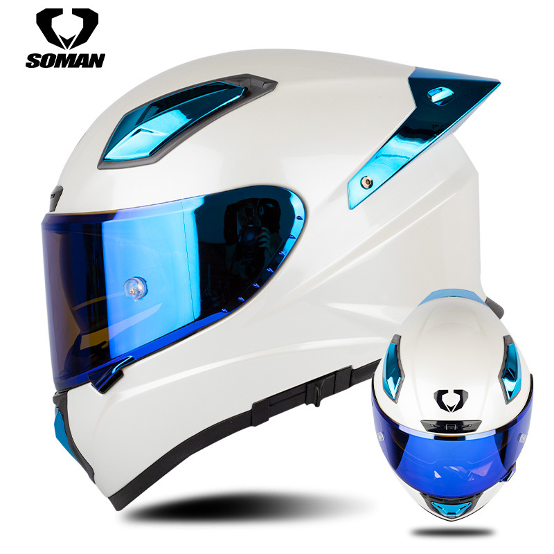 Carbon Fiber Lightweight Motorcycle Helmet - خوذة دراجة نارية من سومان مصنوعة