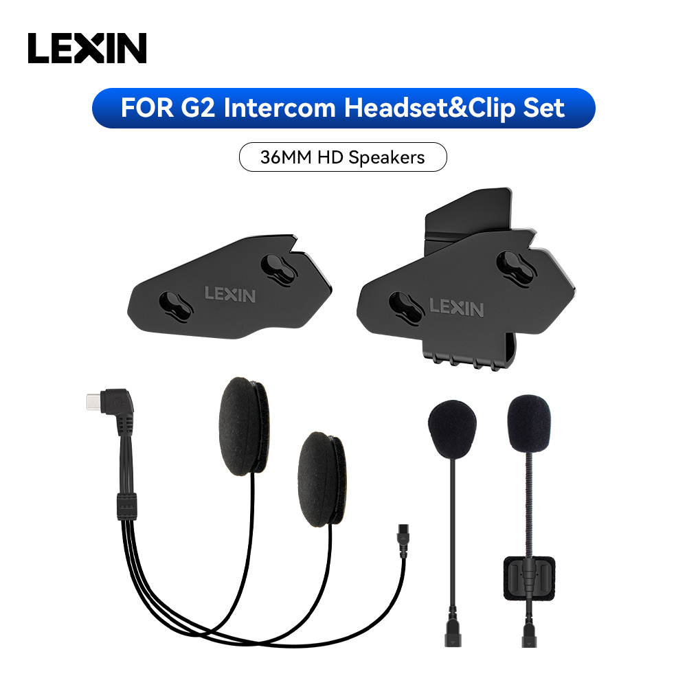 Universal Motorcycle Helmet Intercom Headset - LEXIN-G2 دراجة نارية سماعة رأس لجهاز