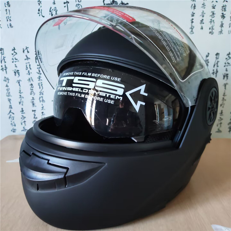الوجه حتى دراجة نارية وحدات مو - مراجعة Motorcycle Helmet Inner Sun Visor Lens وسعره