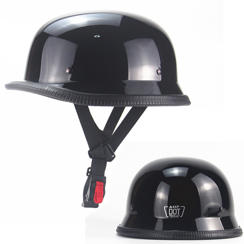 خمر دراجة نارية كروزر خوذة مفت - مراجعة Vintage Open Face Retro Helmet وسعره