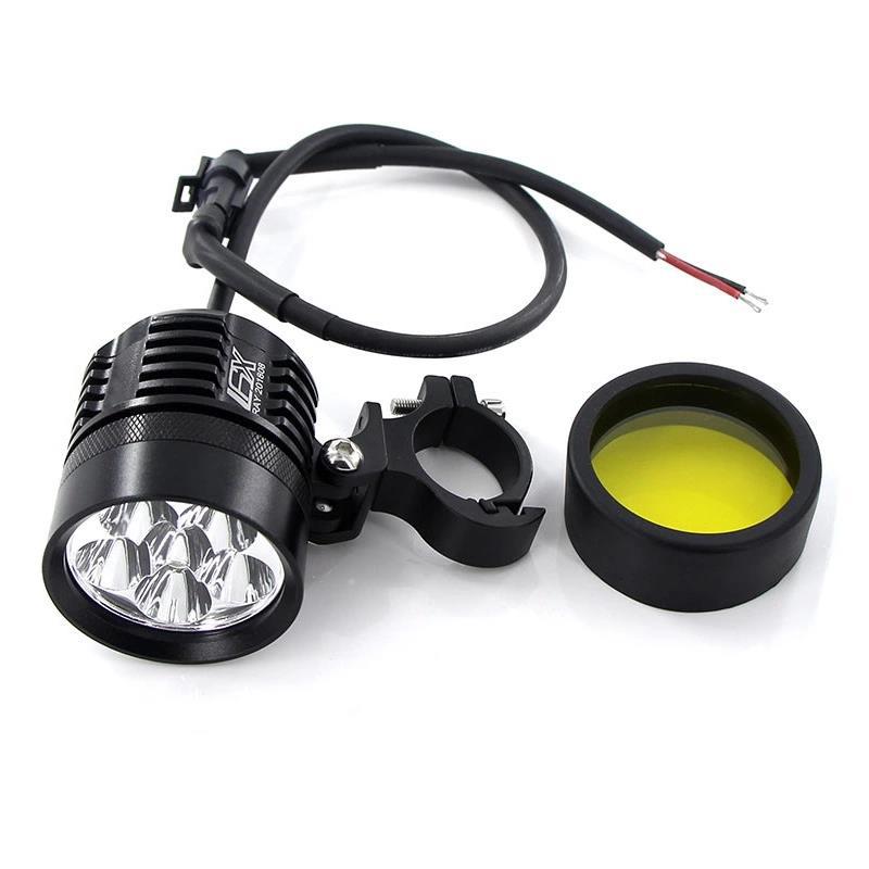 مصباح أمامي LED للدراجات النار - مراجعة Universal Motorcycle Led Headlight Projector وسعره