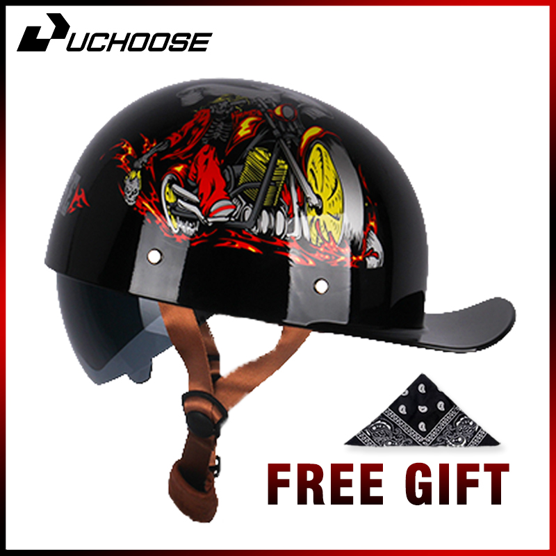 خوذة قبعة بيسبول uاختر-DS ، خو - مراجعة Vintage Open Face Retro Helmet وسعره