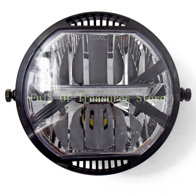 مصباح أمامي LED للدراجات النار - مراجعة Universal Motorcycle Led Headlight Projector وسعره