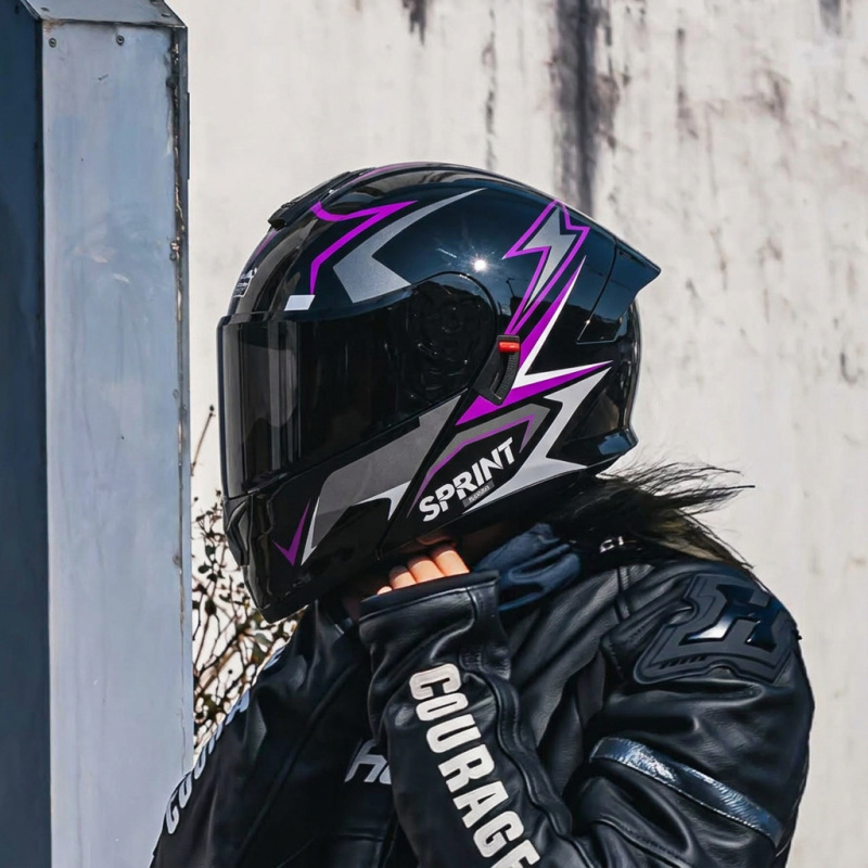 خوذة دراجة نارية كاملة الوجه ق - مراجعة Modular Flip Up Motorcycle Helmet Dot Approved وسعره