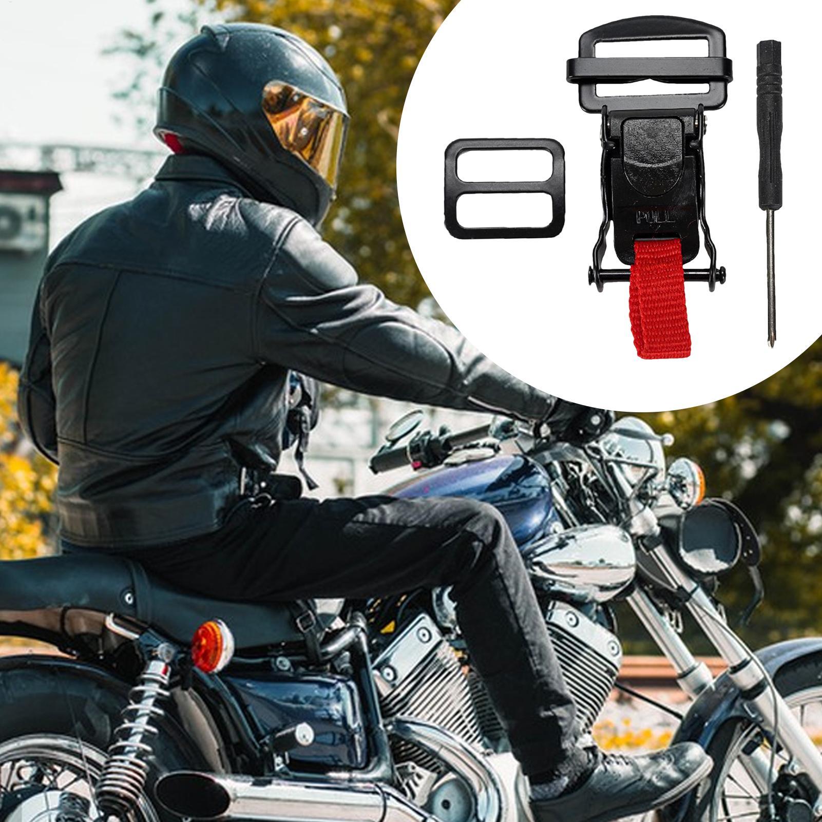 مشبك سريع الفك للخوذات بتصميم  - مراجعة Quick Release Buckle Motorcycle Helmet وسعره