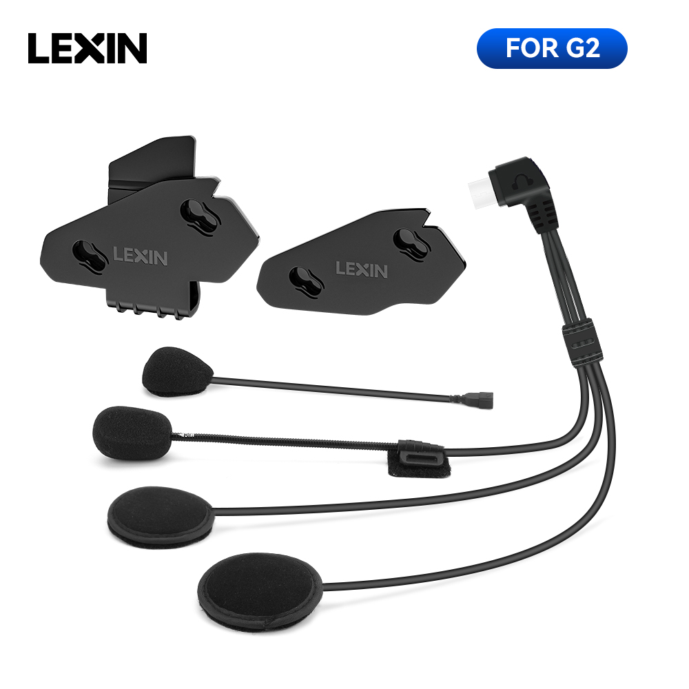 LEXIN-G2 دراجة نارية سماعة رأس - مراجعة Universal Motorcycle Helmet Intercom Headset وسعره