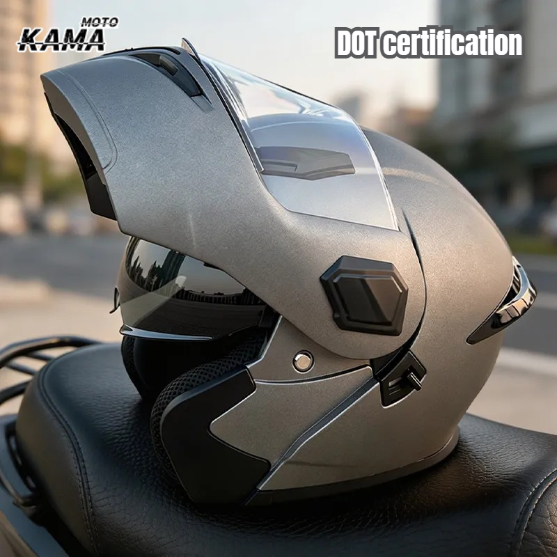 خوذة دراجة نارية قابلة للطي، ت - مراجعة Modular Flip Up Motorcycle Helmet Dot Approved وسعره