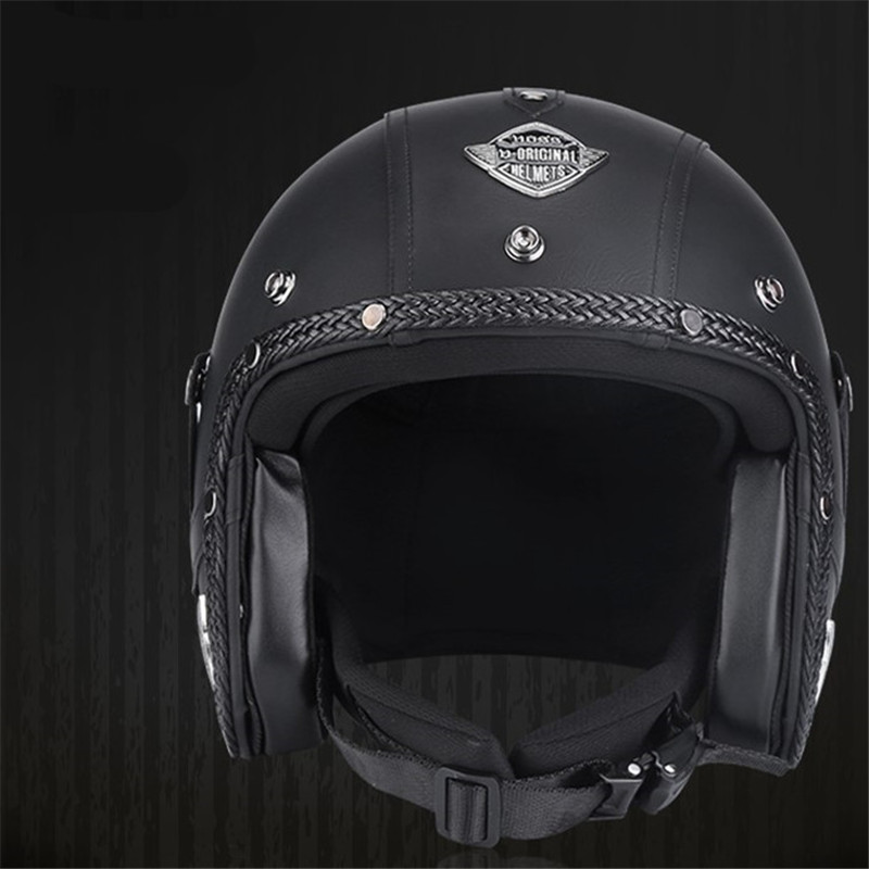 خوذات وصلت حديثًا خوذة مفتوحة  - مراجعة Vintage Open Face Retro Helmet وسعره