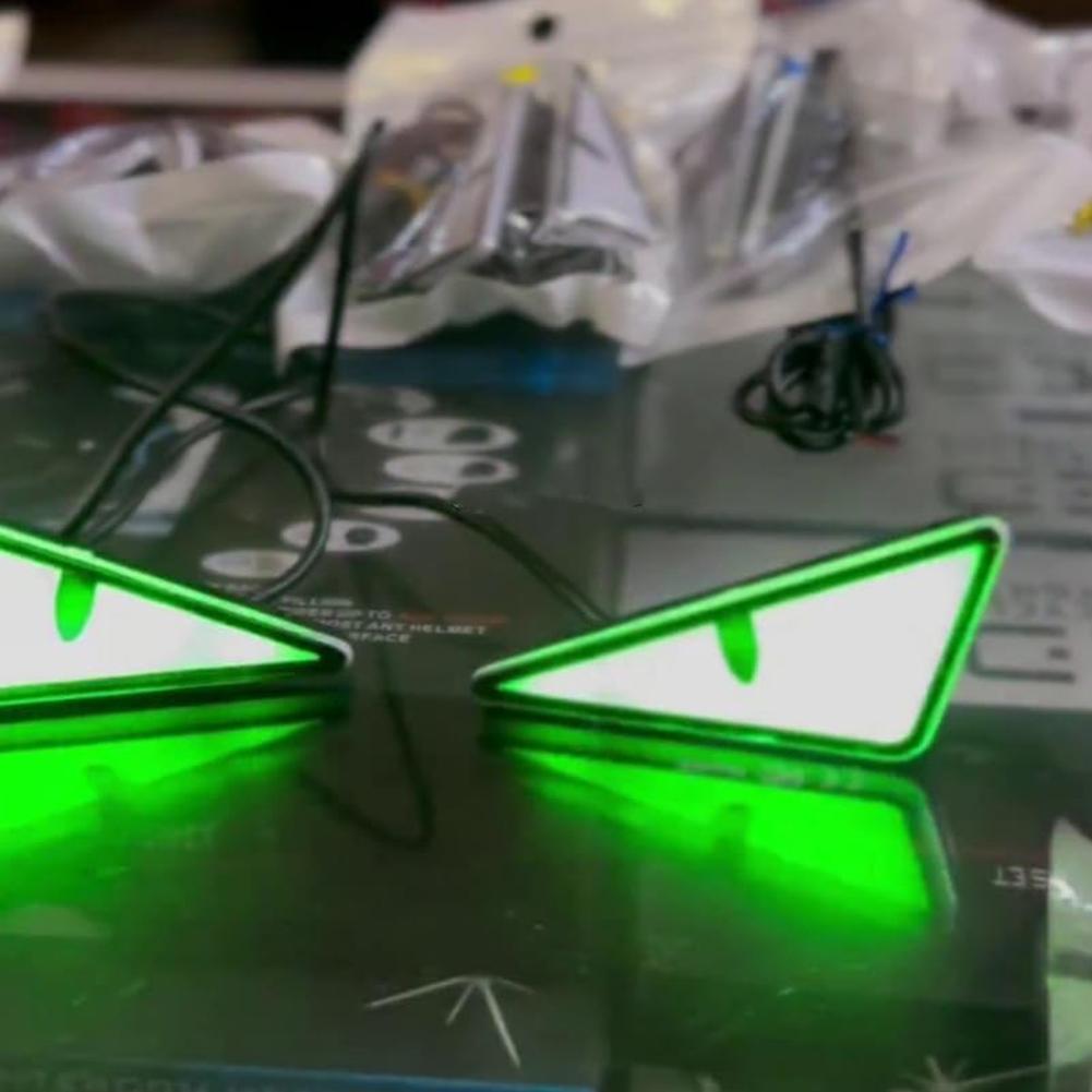 مصباح أمامي بمثلث ليد شامل للد - مراجعة Universal Motorcycle Led Headlight Projector وسعره