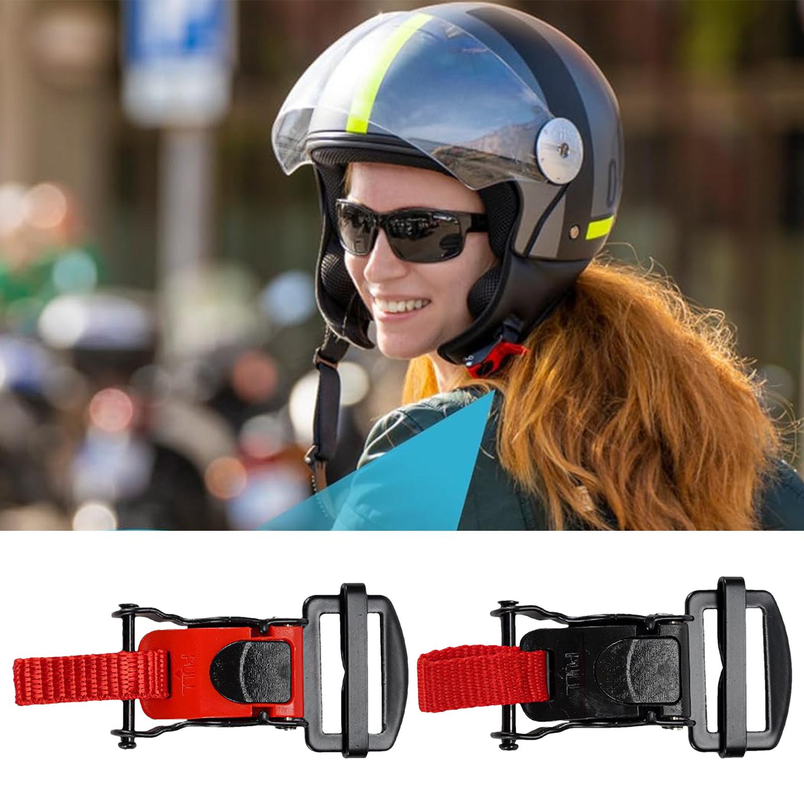 مشبك سريع الفك للخوذات بتصميم  - مراجعة Quick Release Buckle Motorcycle Helmet وسعره