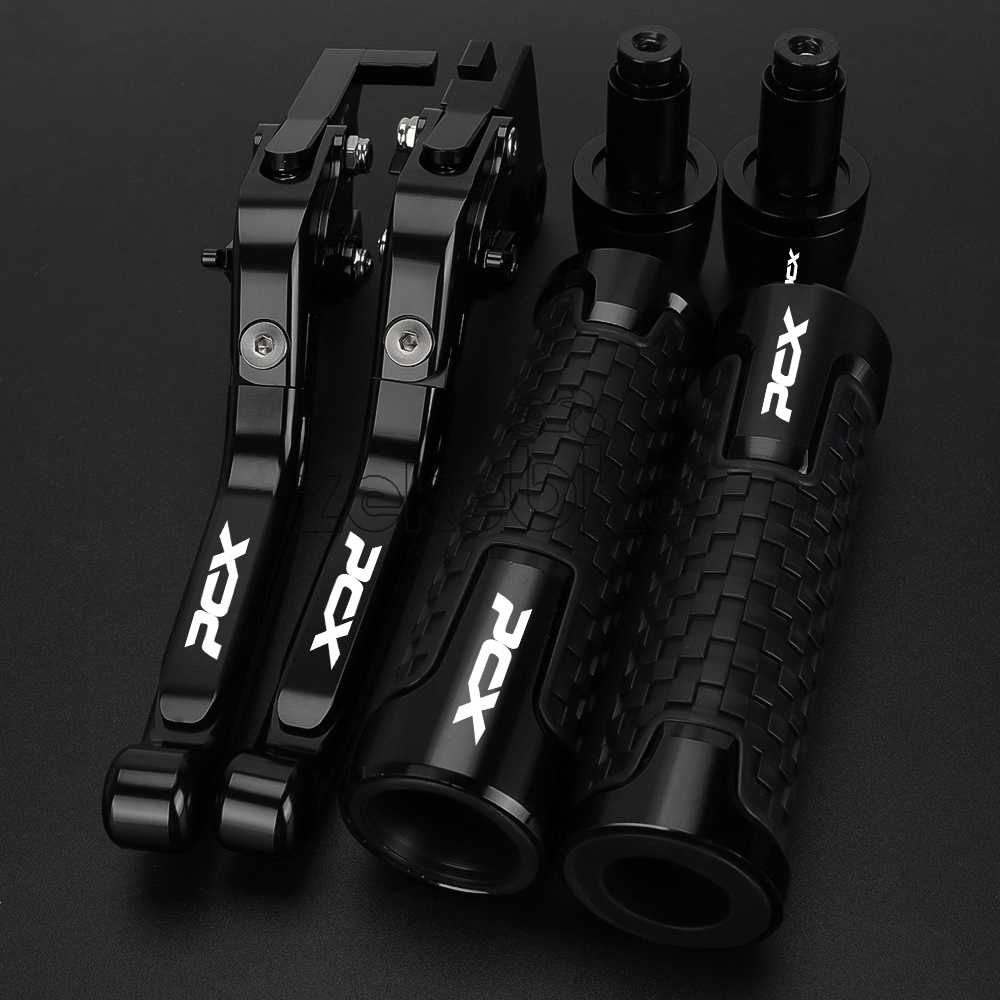 إكسسوارات دراجات نارية مصنوعة  - مراجعة Cnc Aluminum Adjustable Brake Clutch Levers وسعره