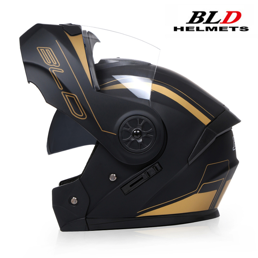 خوذة موتوكروس للدراجات النارية - مراجعة Modular Flip Up Motorcycle Helmet Dot Approved وسعره